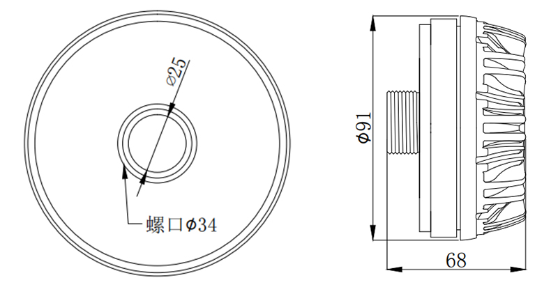 MR340C tweeter speaker