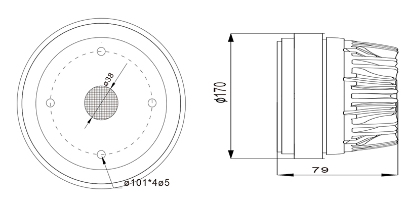 MR72-7 tweeter speaker