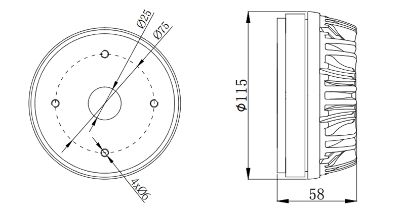 MR440H tweeter speaker