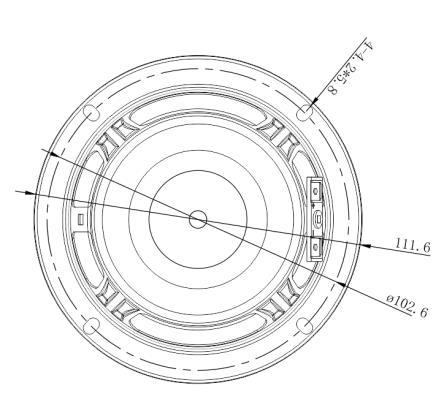 MR04F15C  4 inch HiFi speaker