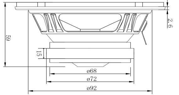 MR04F15C  4 inch HiFi speaker